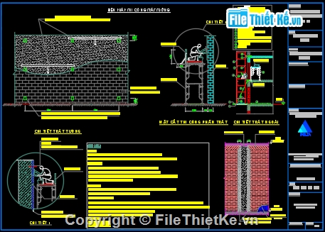 Bản vẽ thi công,bản vẽ biện pháp thi công,biện pháp thi công nhà,biện pháp thi công tường